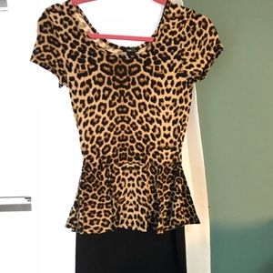 Cheetah print dress